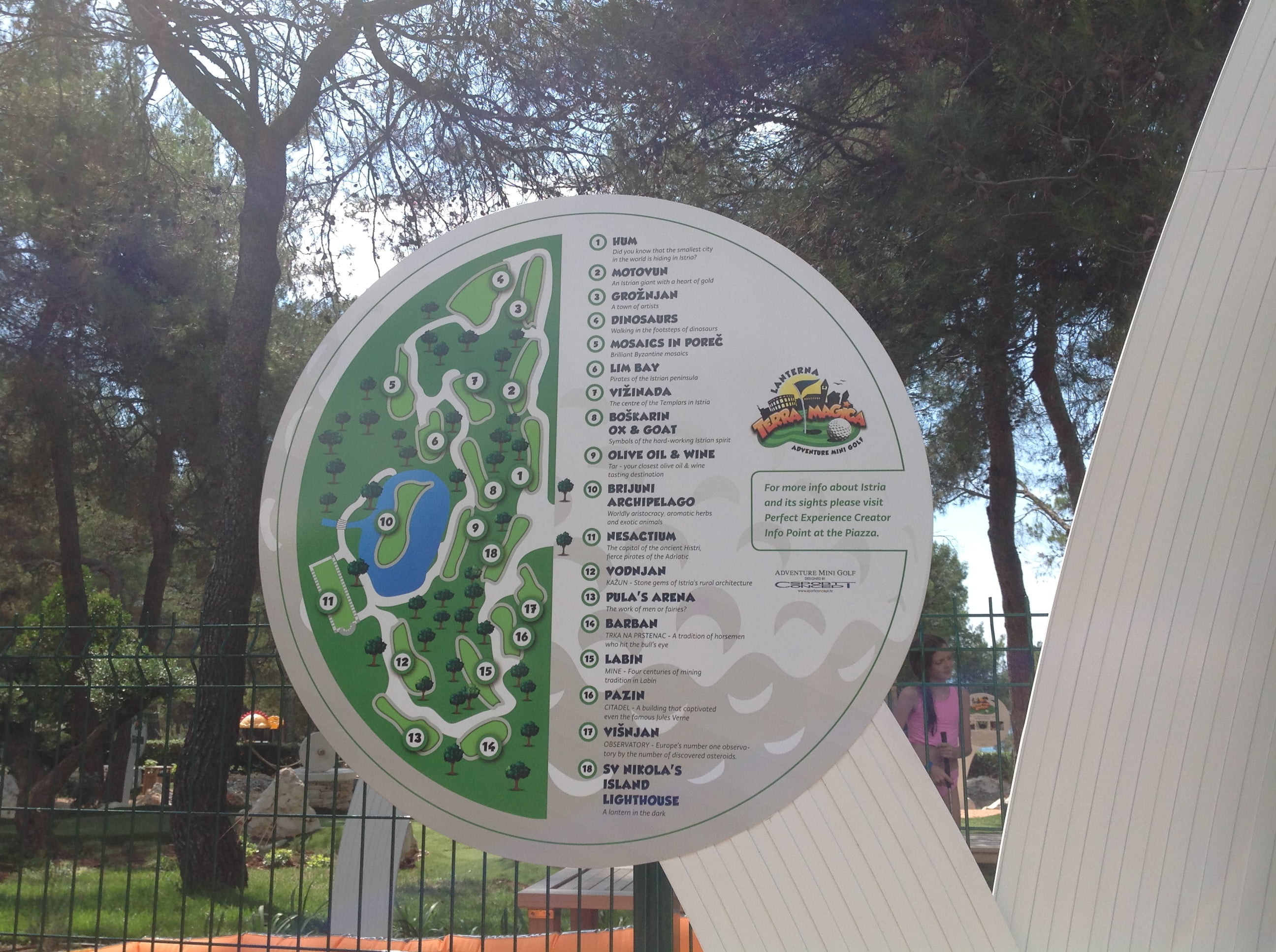 Adventure Mini Golf teren