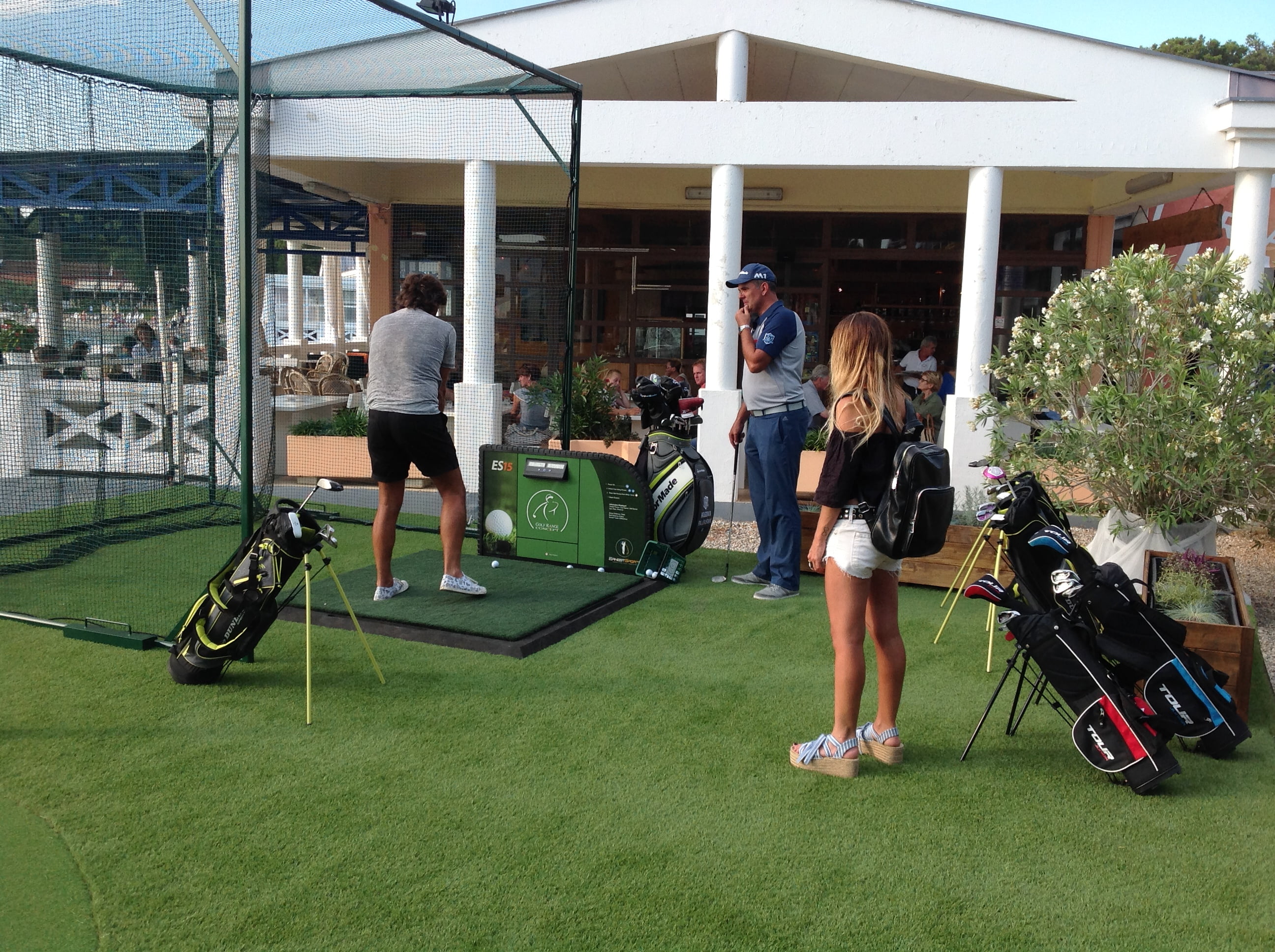 Pop up golf vježbalište Golf Point na ATP Umag