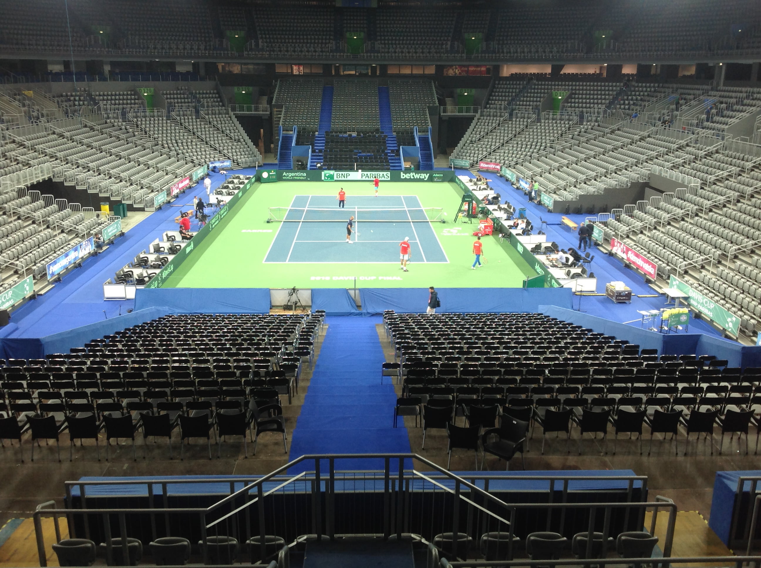 RuKortHardTournament teniski teren za finale Davis Cupa