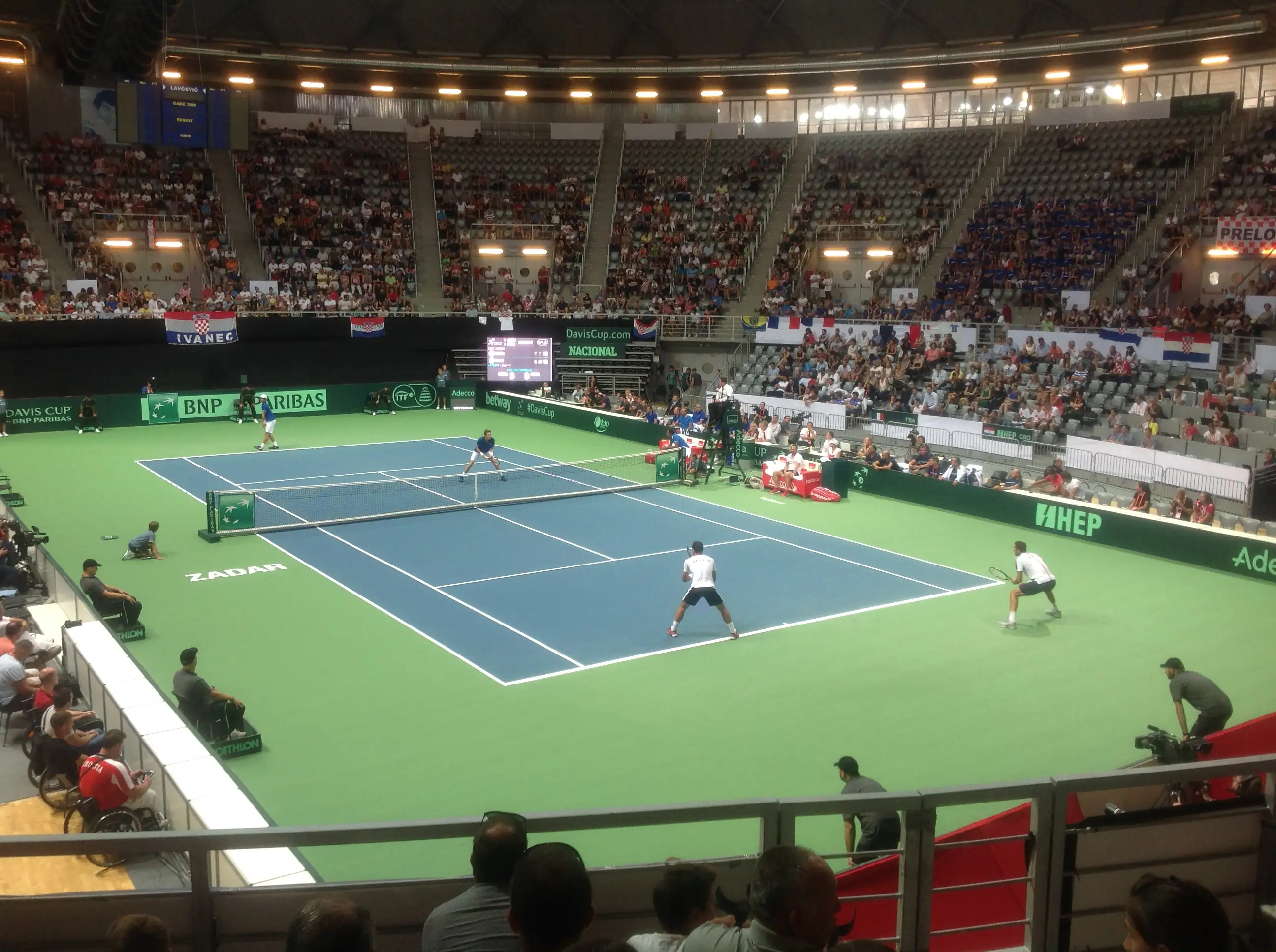 Davis cup teniski teren od akrila RuKortHardTournament