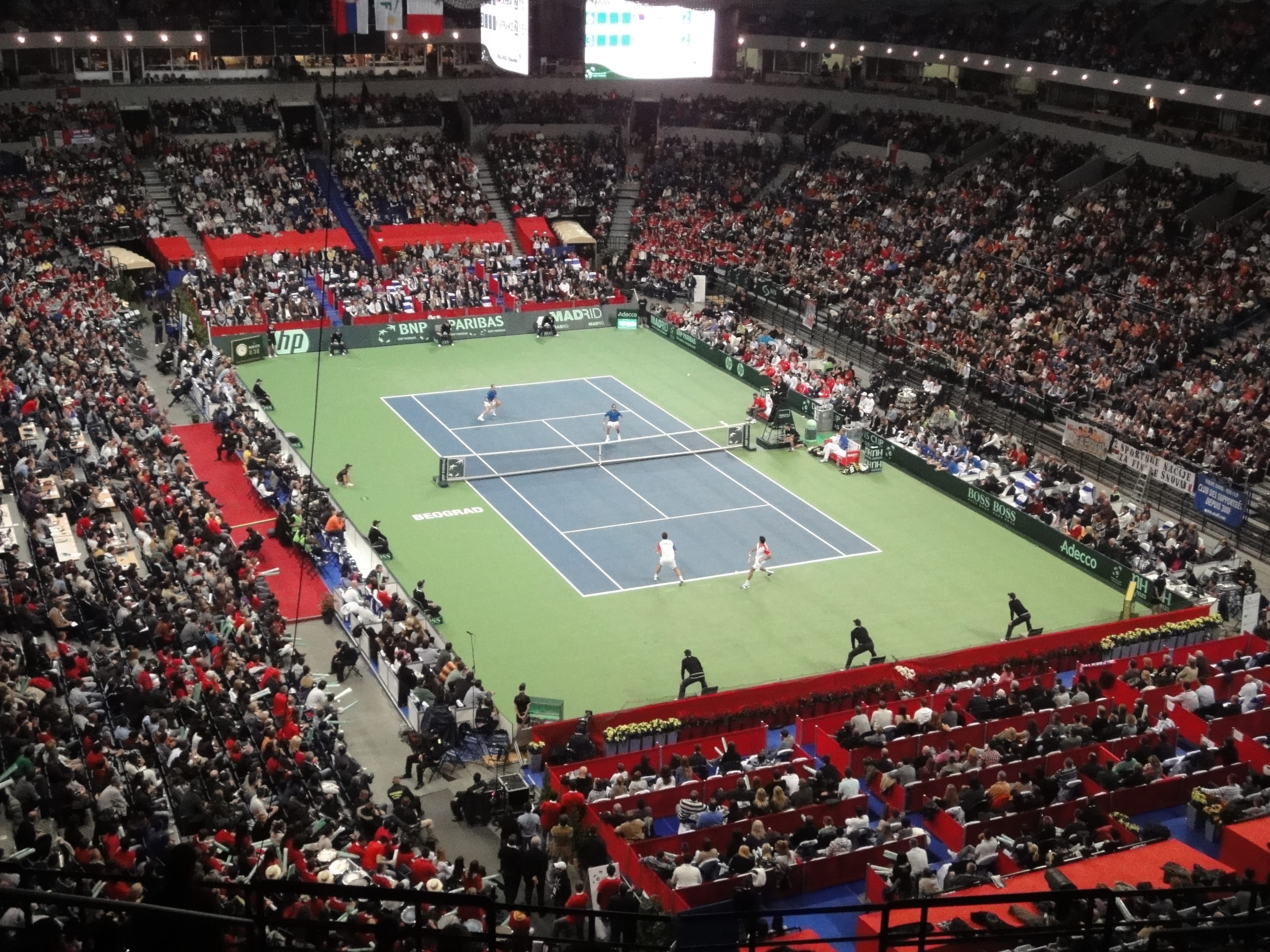 Davis cup teniski teren od akrila RuKortHardTournament