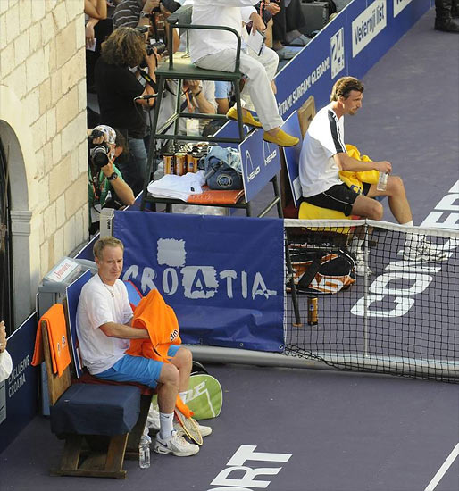 Goran Ivanišević John McEnroe Dubrovnik 2010