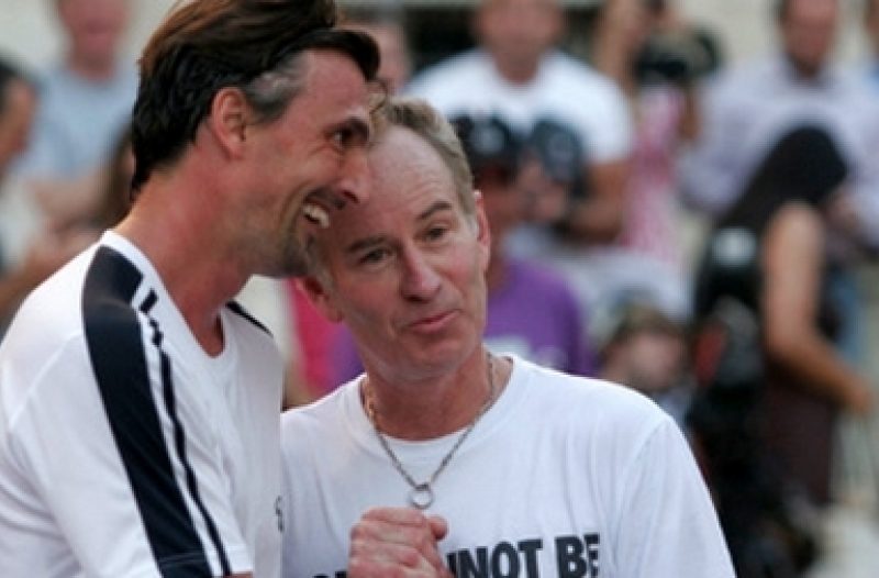 Goran Ivanišević John McEnroe Dubrovnik 2010