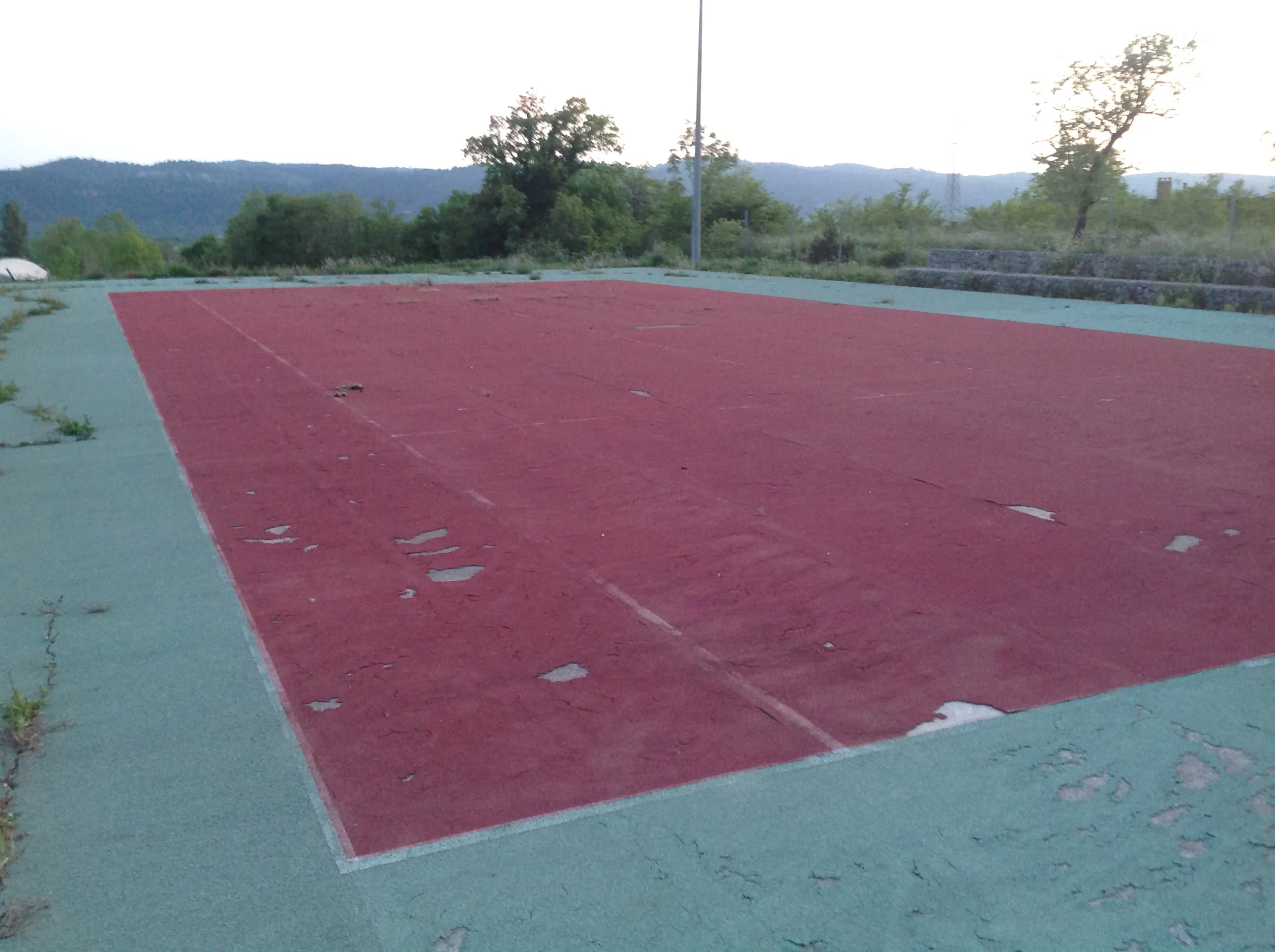 Konavle stari teniski teren (prije)