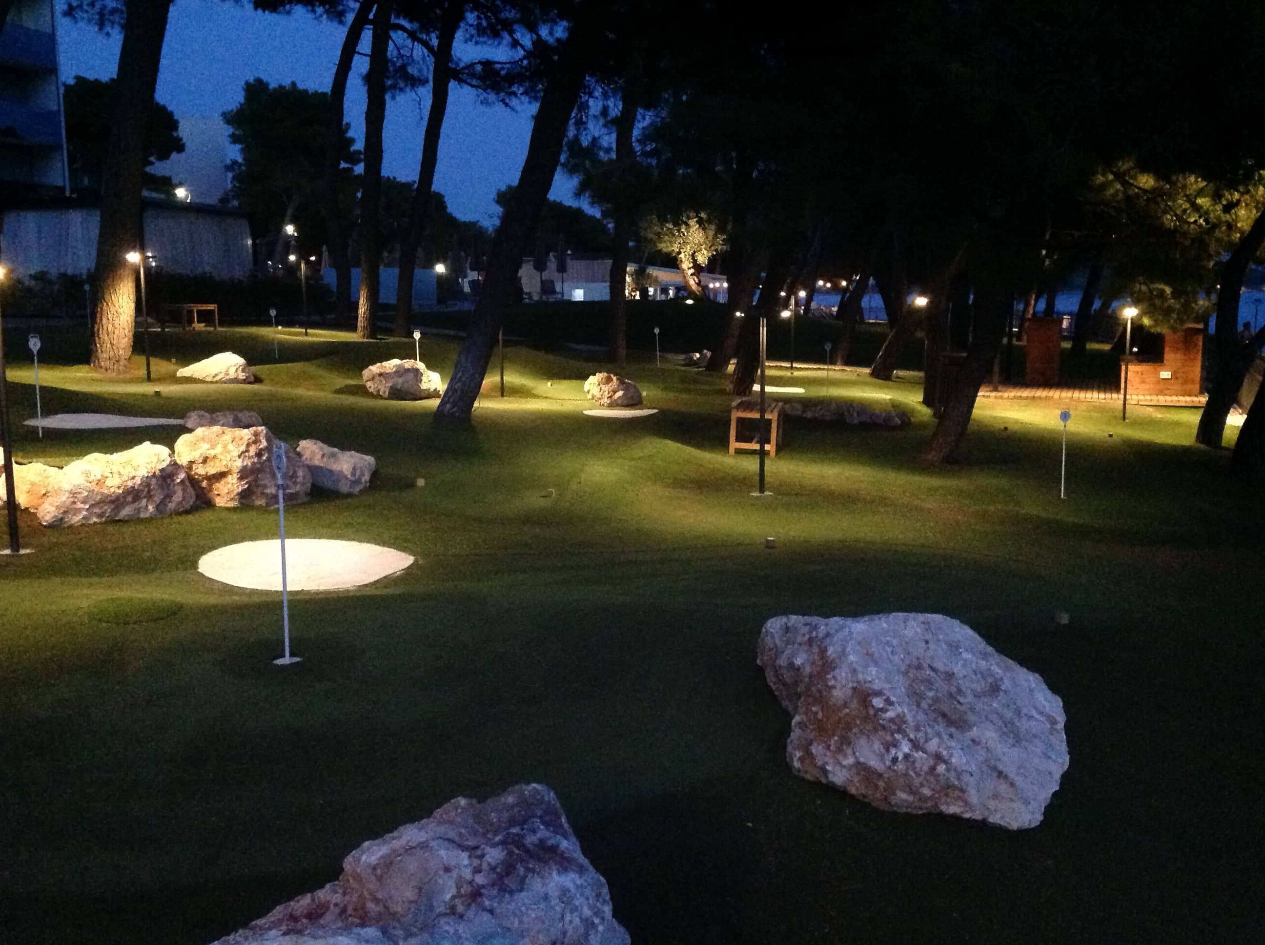 Mini golf teren